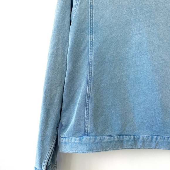 Z Supply Light Wash Blue Denim Jean Jacket - Picture 12 of 16